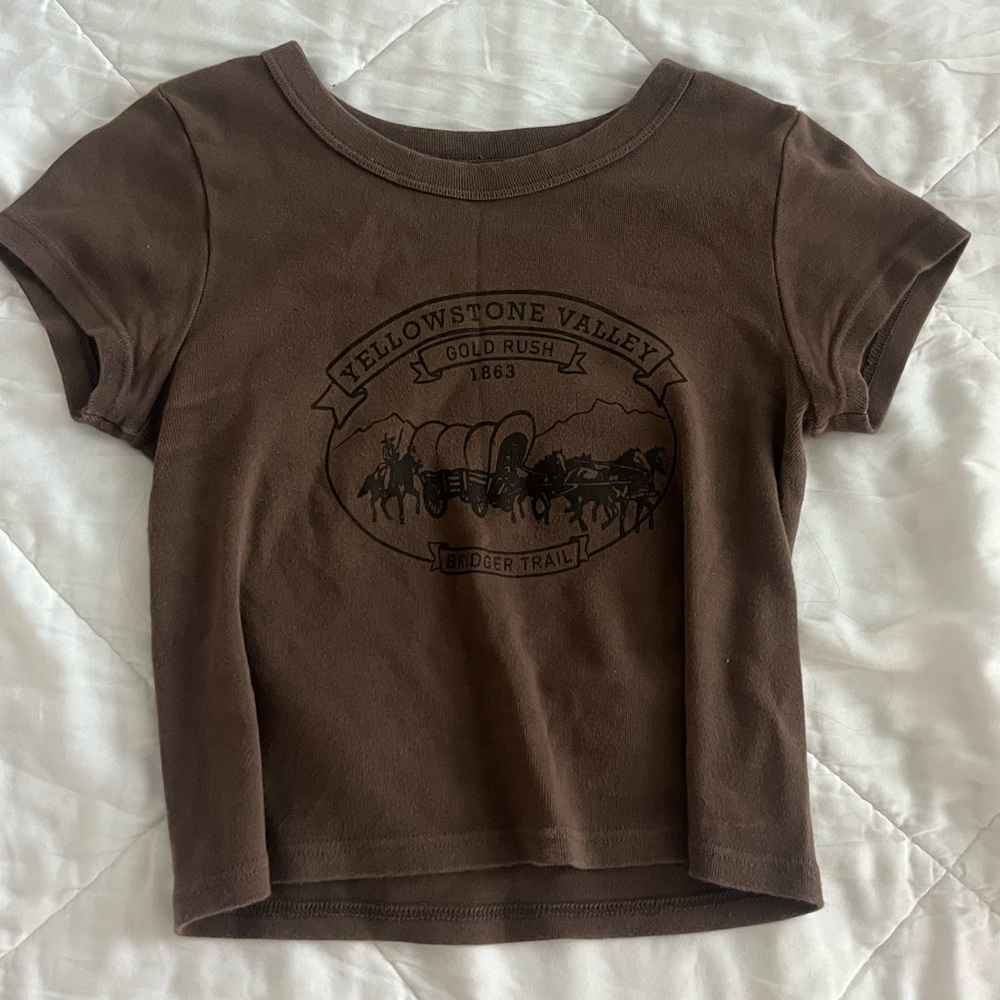 brandy melville baby tee